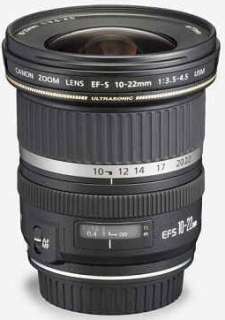 Canon EF S 10 22mm f/3.5 4.5 USM Digital SLR Lens NEW 013803043099 