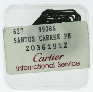 Square Crystal Gasket Ladies Cartier Santos Watch Parts  