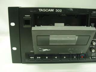 Tascam 302 Dual Cassette Deck Recorder PARTS REPAIR  