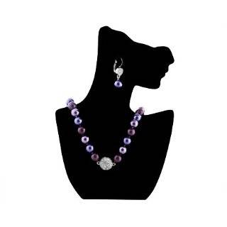   Eggplant, Orchid, Violet Bridesmaid Jewelry SET by JewelryStylist