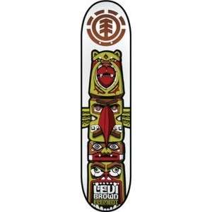  Element Levi Brown Featherlight Totem Skateboard Deck   7 