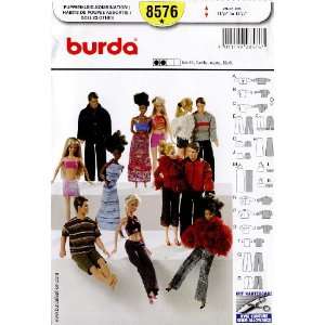    Burda Dolls Clothes Pattern By The Each: Arts, Crafts & Sewing