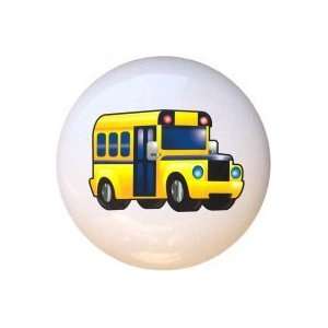  School Bus Transportation Drawer Pull Knob: Home 