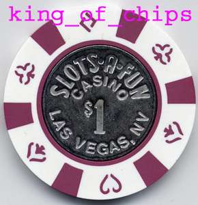 Casino Chips $1 Slots A Fun Las Vegas Chip Obsolete  