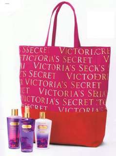   Secret LOVE SPELL Supermodel Tote Bag 4 pc Set Lotion Wash Mist  