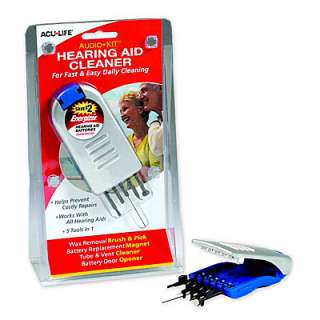 Acu life Hearing Aid Audio Cleaner Cleaning Kit Tool  