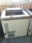 Nelson BD 4 double row reach in chest type freezer with flip lids 