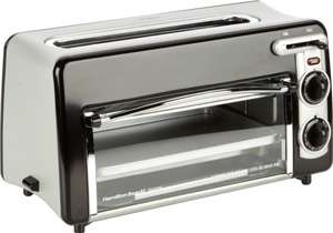 Hamilton Beach 2 in 1 Toaster & Oven, Compact Toastation 22708 Wide 