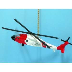   Helicopter Coast Guard Ceiling Fan Light Pull Chain 