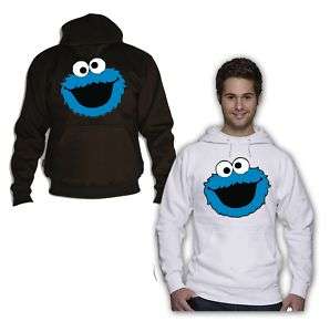 COOKIE MONSTER FUNNY FULL COLOUR UNISEX HOODIE  