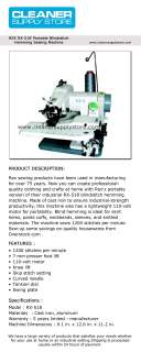 REX RX 518 Portable Blindstitch Hemming Sewing Machine  