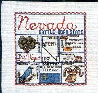 Nevada  Battle Born State   Cross Stitch Kit   half price  