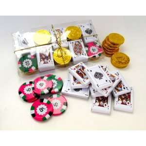   Pack Assortment   Milk Chocolate Playing Cards, Chips & Gold Coins