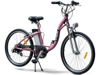 NEW GIRLS PINK ELECTRIC POWERED BICYCLE SCOOTER BIKE   RUNS 28 MILES 