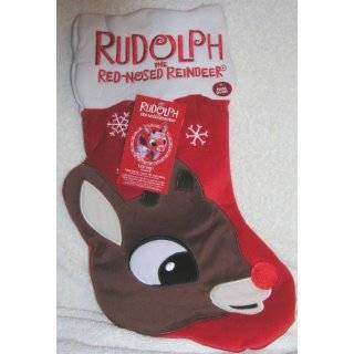   the Red Nosed Reindeer 18 Fiber Optic Light Up Christmas Stocking