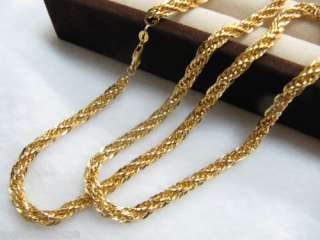    Solid 18K Yellow Gold necklace Italy Mens chain 17.98g / 54cm L