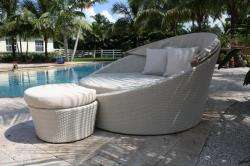 GRENADA 2 PC. PATIO DAYBED W/CANOPY   OUTDOOR FURNITURE  