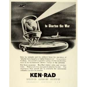  Rad Radio Electron Tubes WWII War Production Military Communication 