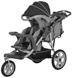   Twin Swivel Double Baby Jogging Stroller  AR224 038675022409  