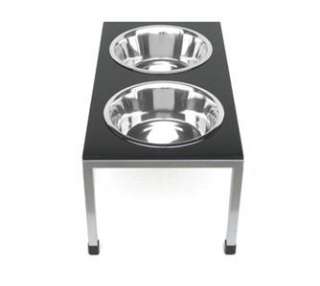 DOUBLE bowl Elevated RAISED DOG FEEDER sizes up to 18 (#250662161764)