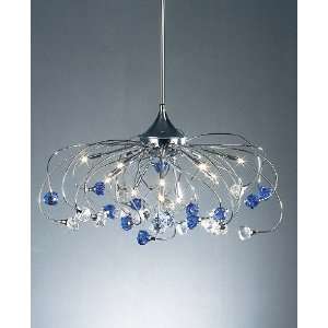 Twister Rosy 815 Chandelier   crystal white, rustic gold, 110   125V 