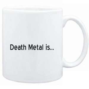  Mug White  Death Metal IS  Music