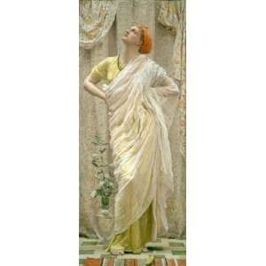 FRAMED oil paintings   Albert Joseph Moore   24 x 60 inches   Canaries