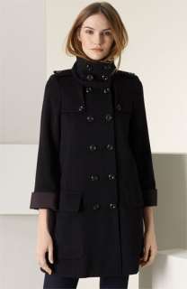 Burberry London Wool & Cashmere A Line Coat  