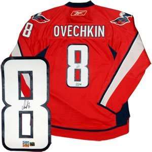 Alexander Ovechkin Autographed Washington Capitals Red Jersey