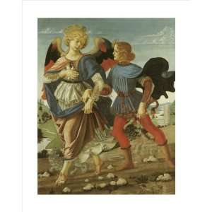  Tobias and the Angel by Andrea del Verrocchio poster print 