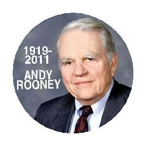 ANDY ROONEY 1919 2011 Commemorative Mini 1.25 Magnet