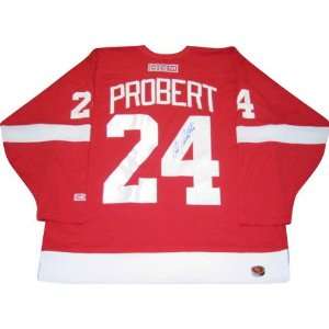 Bob Probert Detroit Red Wings Autographed Authentic Jersey