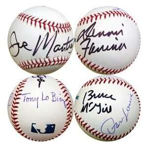   Tony LoBianco & Bruce McGill Autographed Baseball: Sports & Outdoors