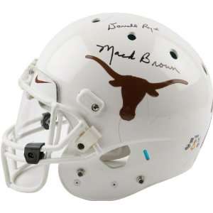  Texas Longhorns Darrell Royal/Mack Brown Autographed Game 