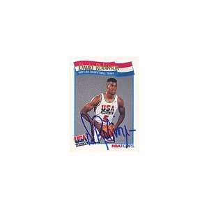 David Robinson Autographed 1991 NBA Hoops Dream Team Card