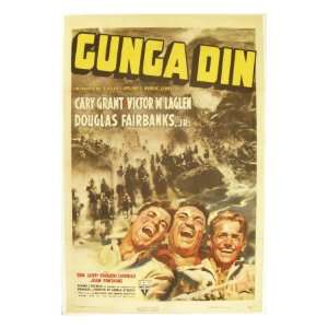 Gunga Din, Cary Grant, Victor Mclaglen, Douglas Fairbanks Jr., 1939 