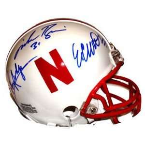 Mike Rozier, Johnny Rodgers, Eric Crouch Autographed University of 