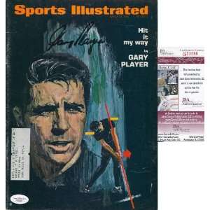  Gary Player Autographed Sports Illustrated 1966 JSA 