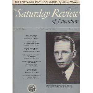 Saturday Review of Literature April 4, 1942: Norman Cousins:  