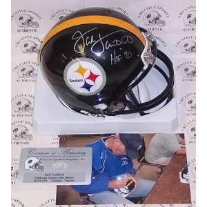 Jack Lambert Hand Signed Steelers Mini Helmet