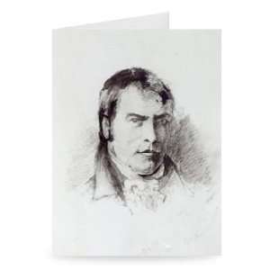 John Crome (pen, ink & wash on paper) by   Greeting Card (Pack of 2 