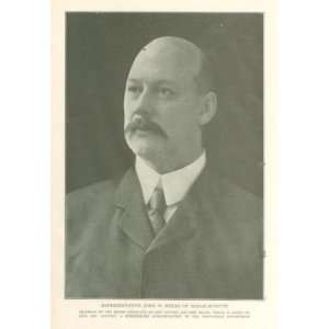 1910 Print John W Weeks Massachusetts Congressman 