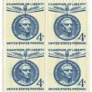  Jose de San Martin Set of 4 x 4 Cent US Postage Stamps NEW 