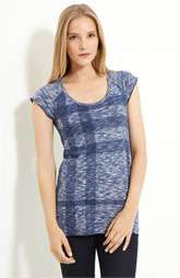 Burberry Brit Scoop Neck Check Print Tee Was $195.00 Now $129.90 33% 