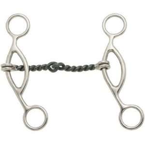  Kelly Silver Star Sweet Iron Gag Twist Snaffle   Stainless 