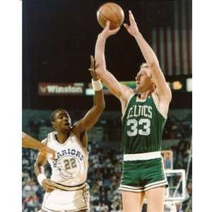 Larry Bird Celtics Jumpshot vs. Warriors 16x20