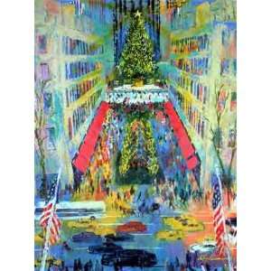 LeRoy Neiman   View From Saks Plate Signed Serigraph