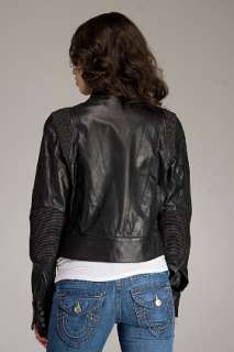 Just Cavalli Black Leather Jacket for women  
