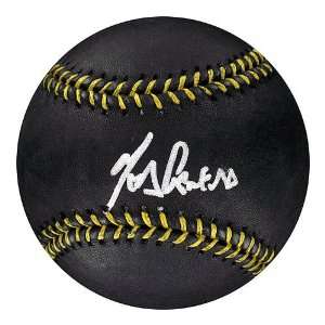 Melky Cabrera Black Leather Baseball 