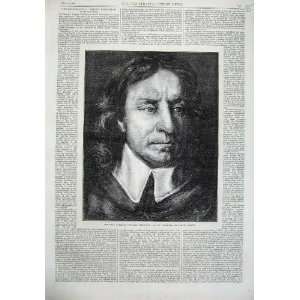  1866 Portrait Oliver Cromwell Fine Art Samuel Cooper